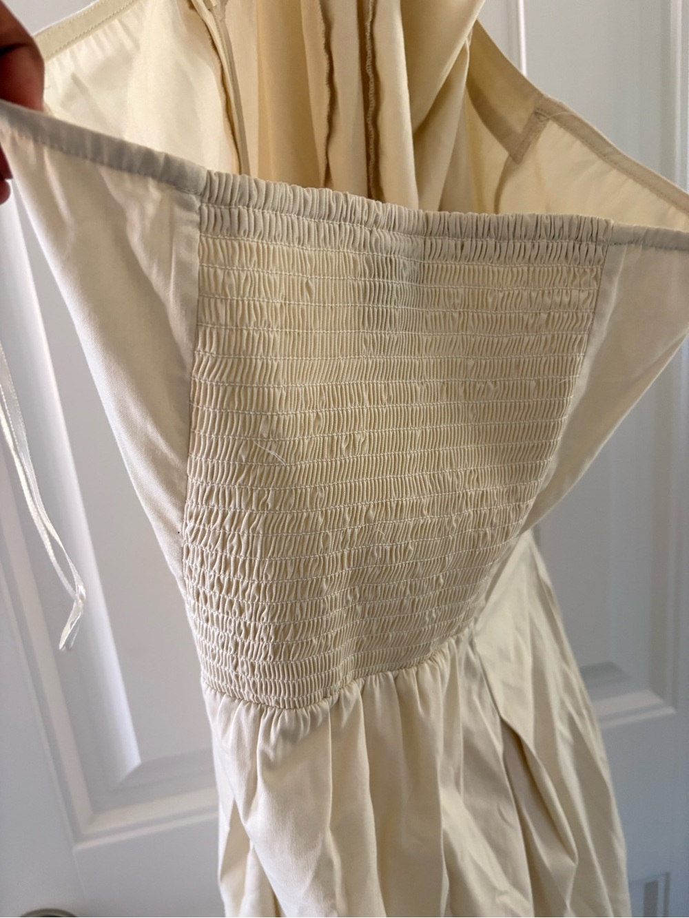a new day Cream Backless Halter Midi Dress - Picture 5 of 14